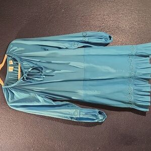 Joie Teal Pleated Dress
